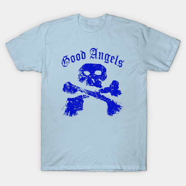 Good Angels with Skull and Bones T-Shirt by MFK_Clothes